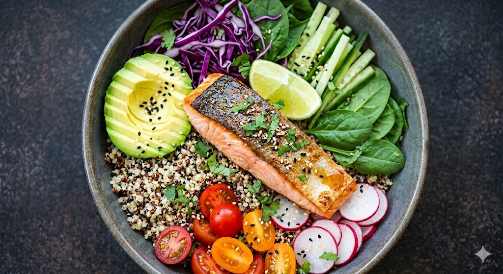 Bowl de Quinoa y Salmón